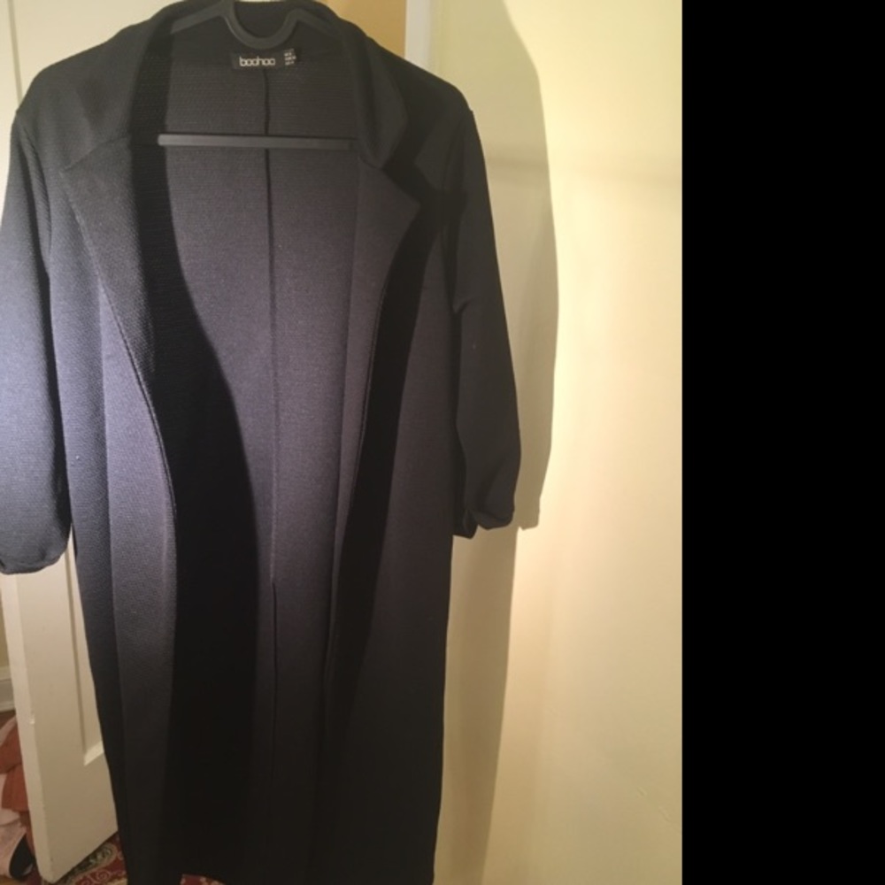 Black trench coat